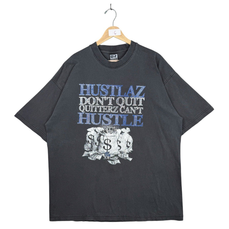Vintage Hustlaz Don’t Quit Quitterz Can’t Hustle T-Shirt