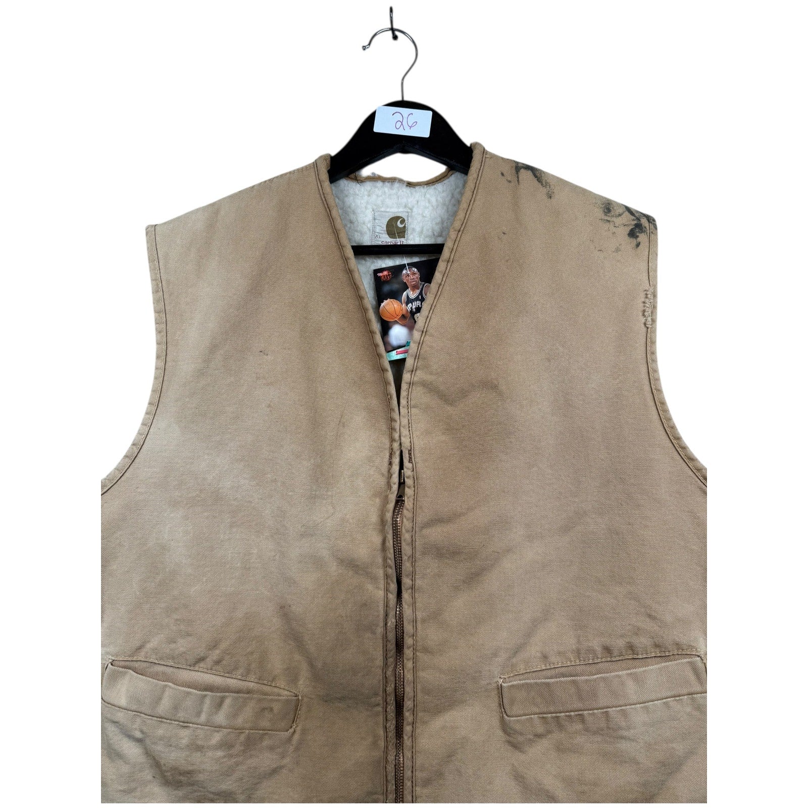 Vintage Carhartt Full Zip Workwear Vest