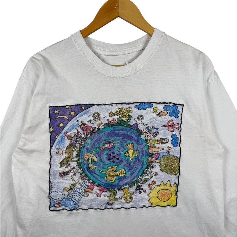 Vintage Earth Day Style Graphic Long Sleeve