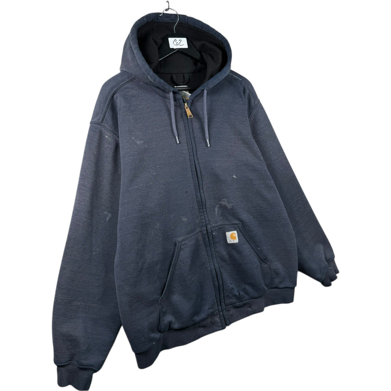 Vintage Carhartt Full Zip Distressed Hoodie