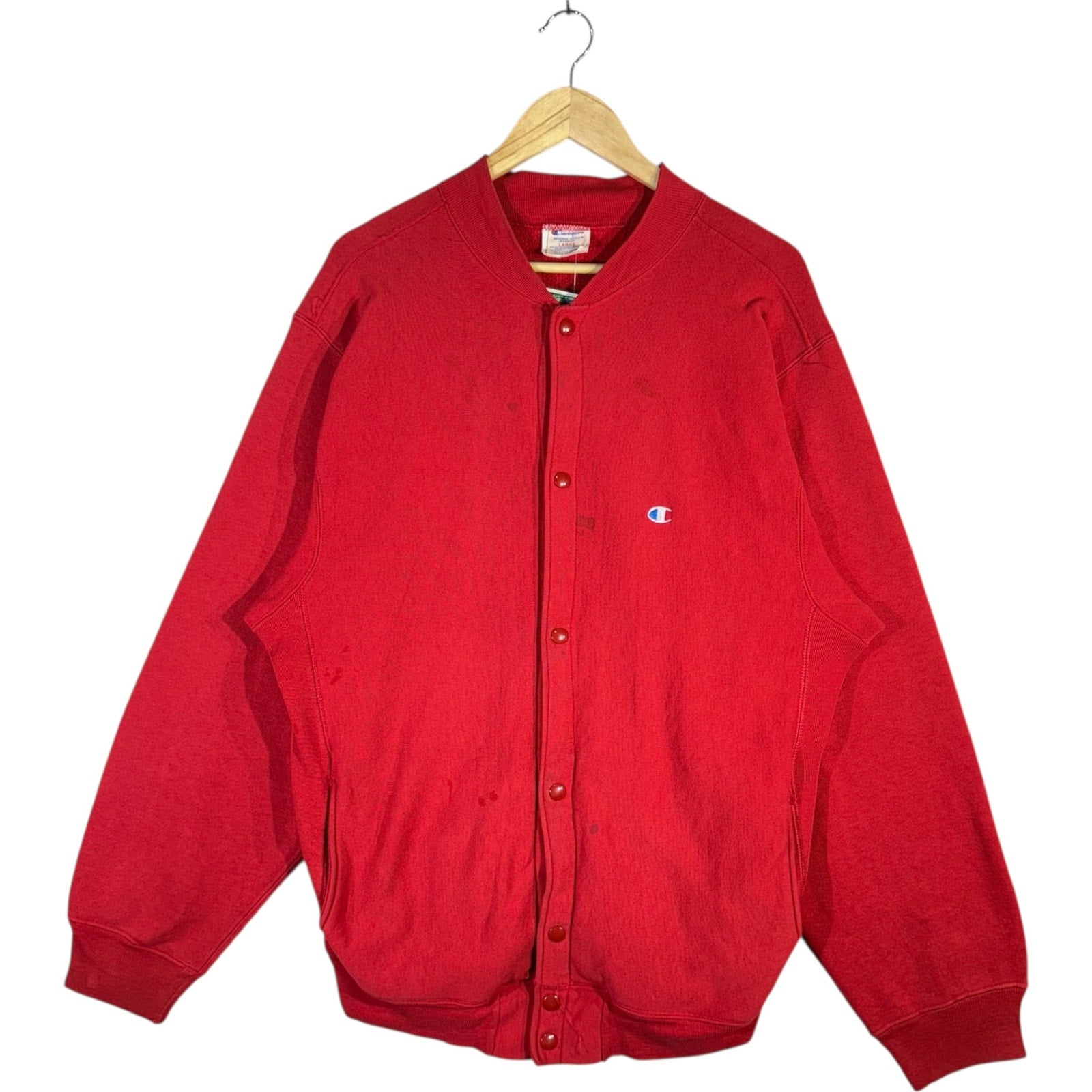 Vintage Champion Reverse Weave Button Up