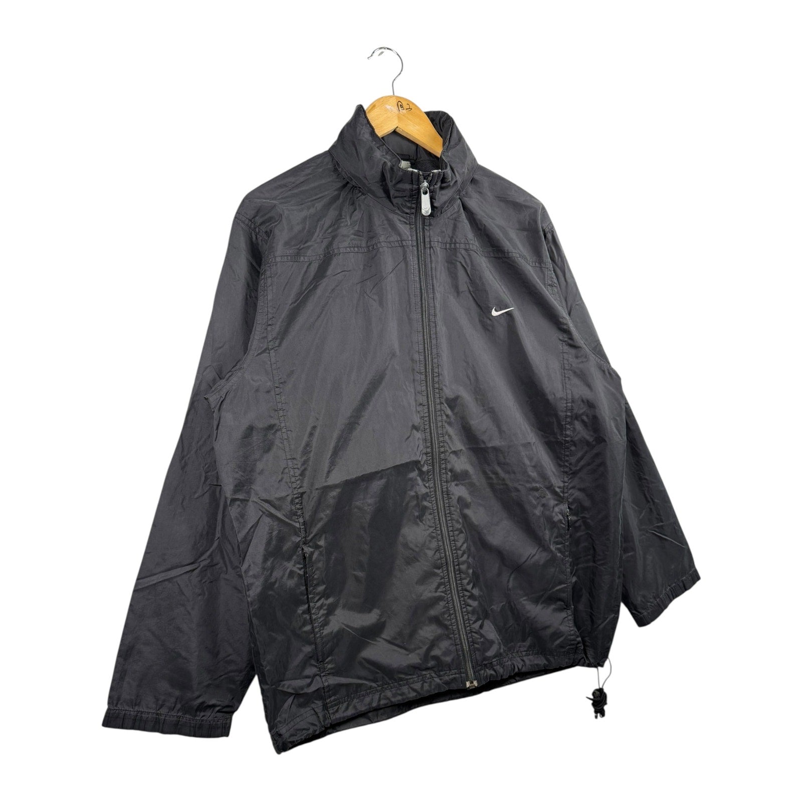 Vintage Nike Swoosh Logo Full Zip Lightweight Windbreaker