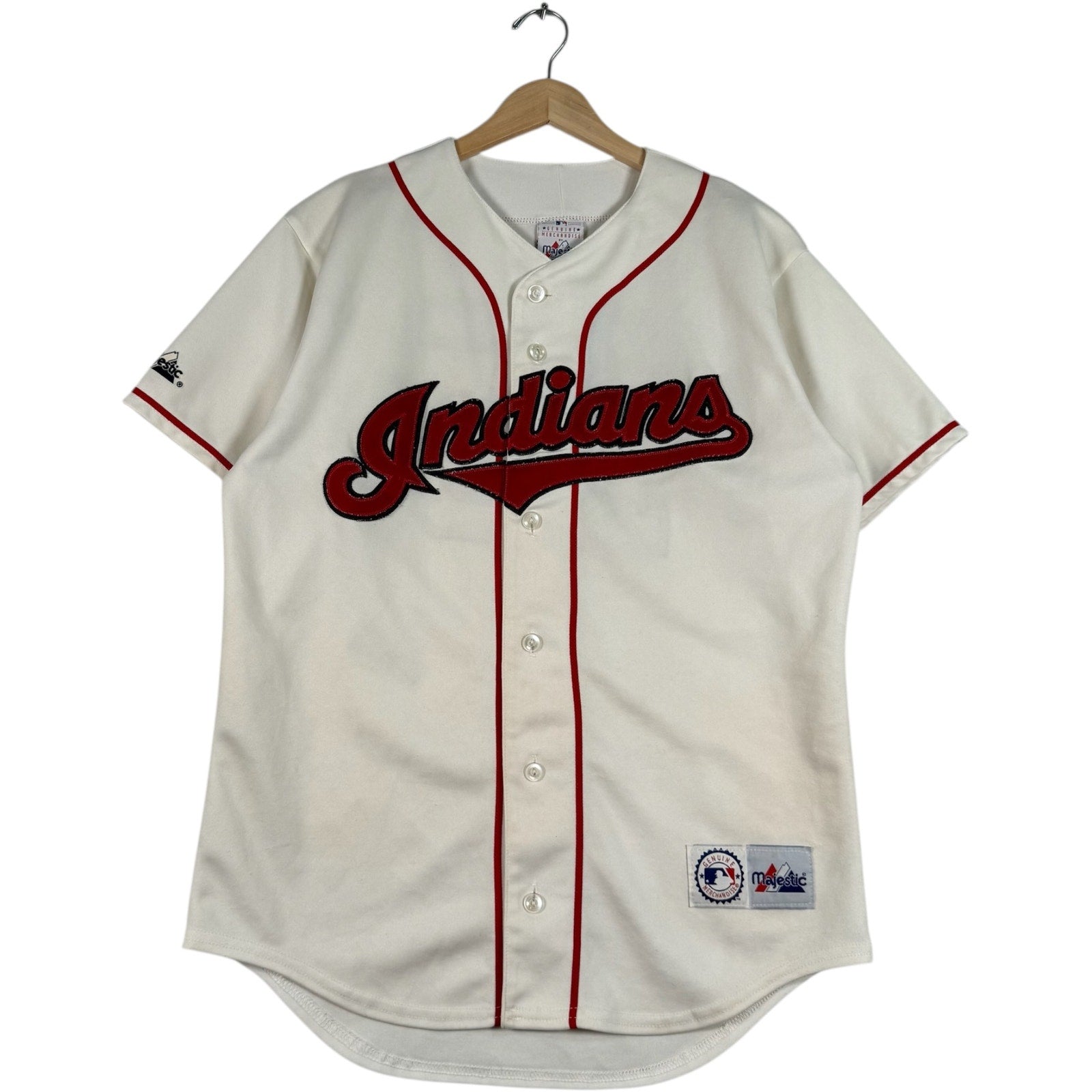 Vintage Majestic Cleveland Indians S. Alomar Jr. #15 MLB Jersey
