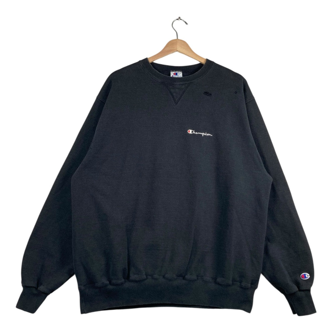 Vintage Champion Embroidered Logo Crewneck