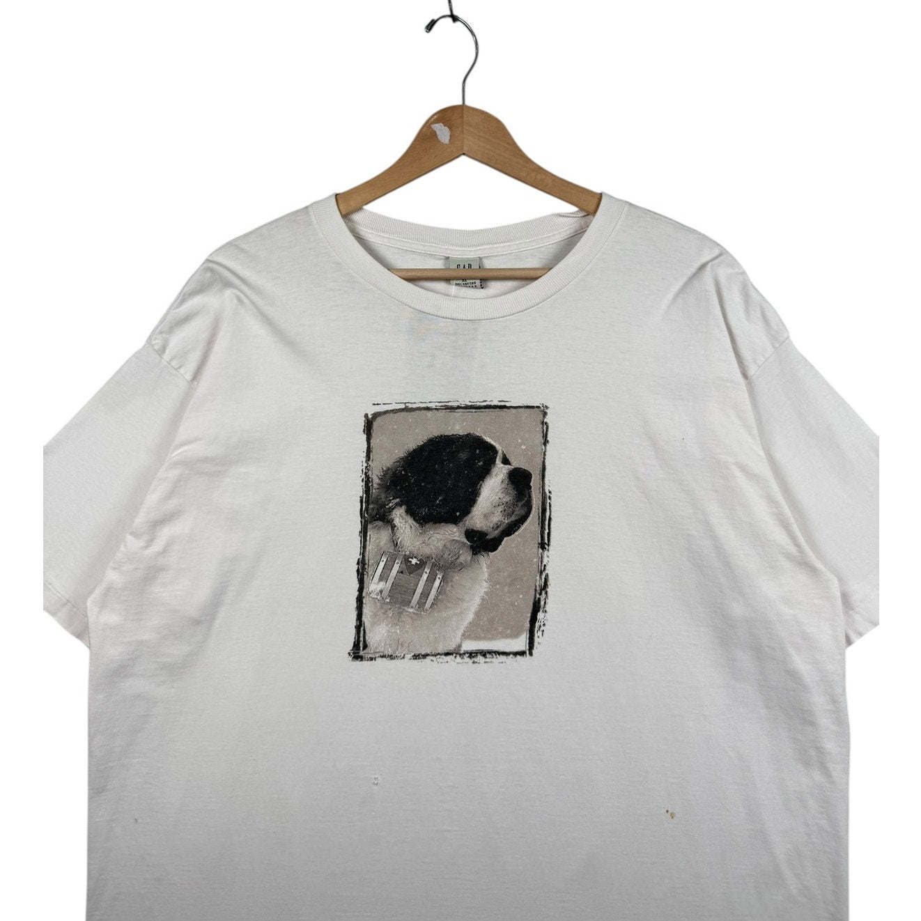 Vintage Dog Portrait Graphic T-Shirt