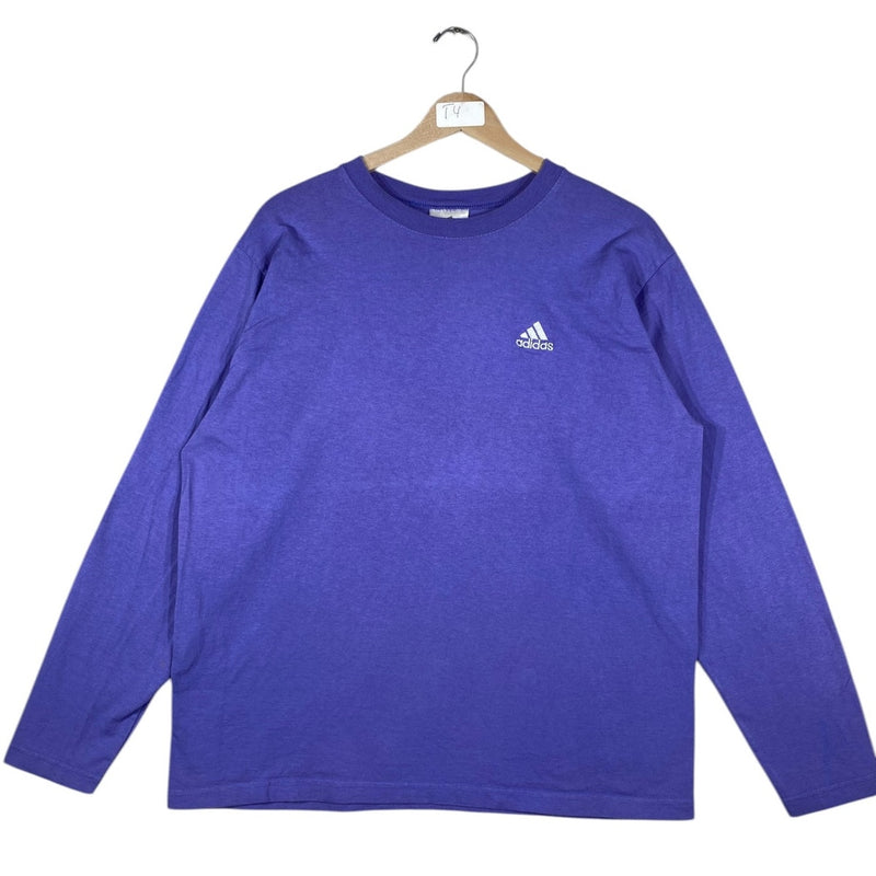 Vintage Adidas Solid Pullover Long Sleeve