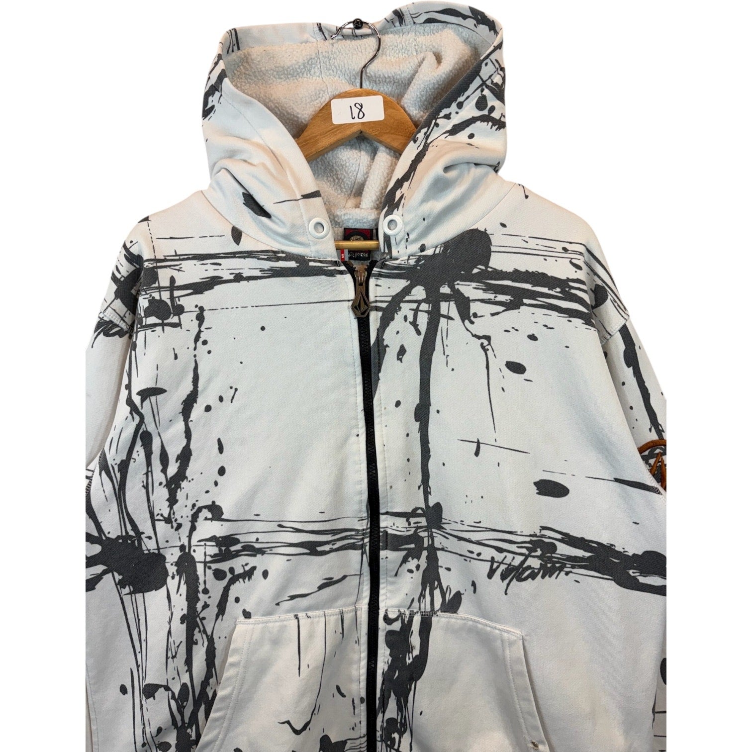 Vintage Paint Splatter AOP Hoodie