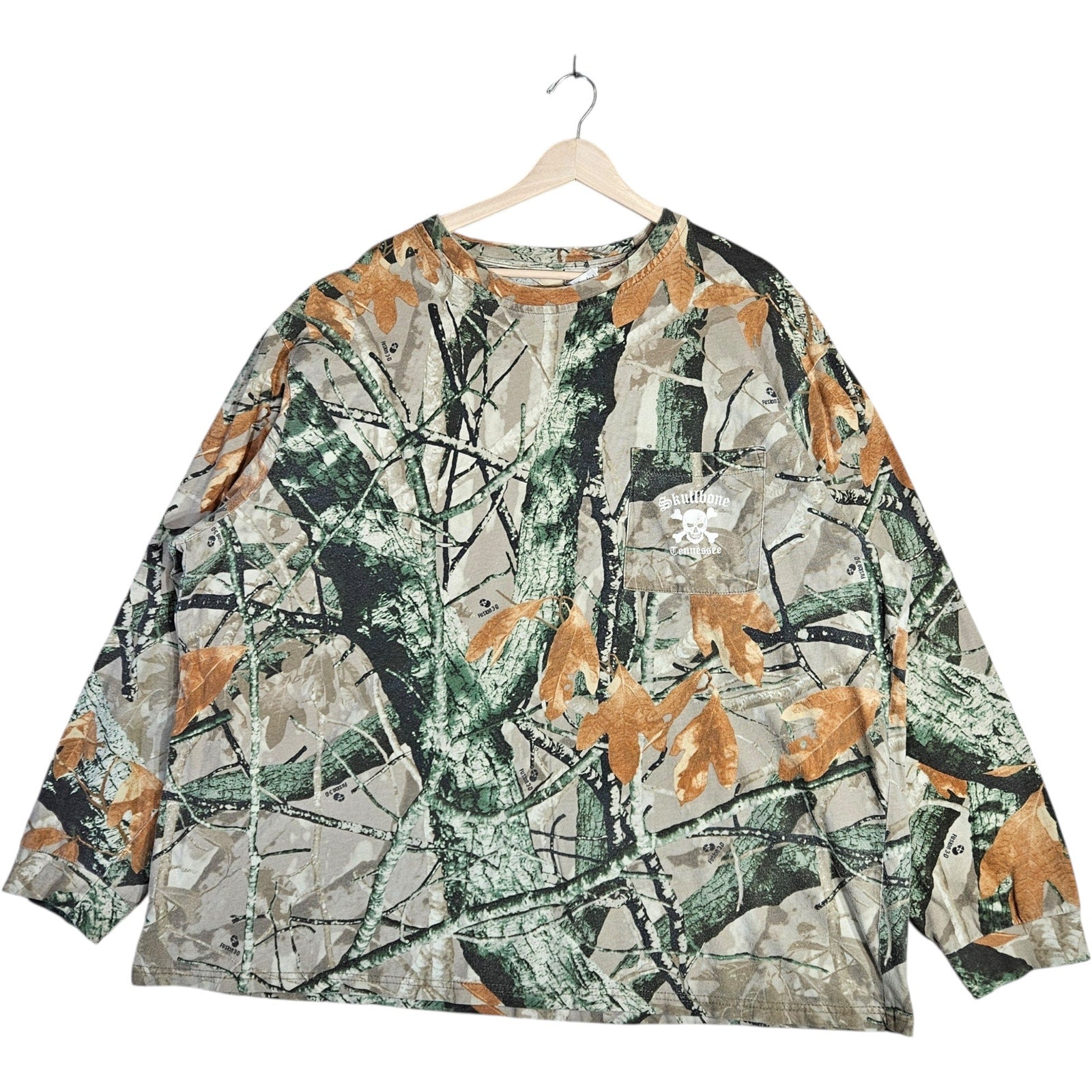 Vintage Skullbone Tennessee Camouflage Crewneck