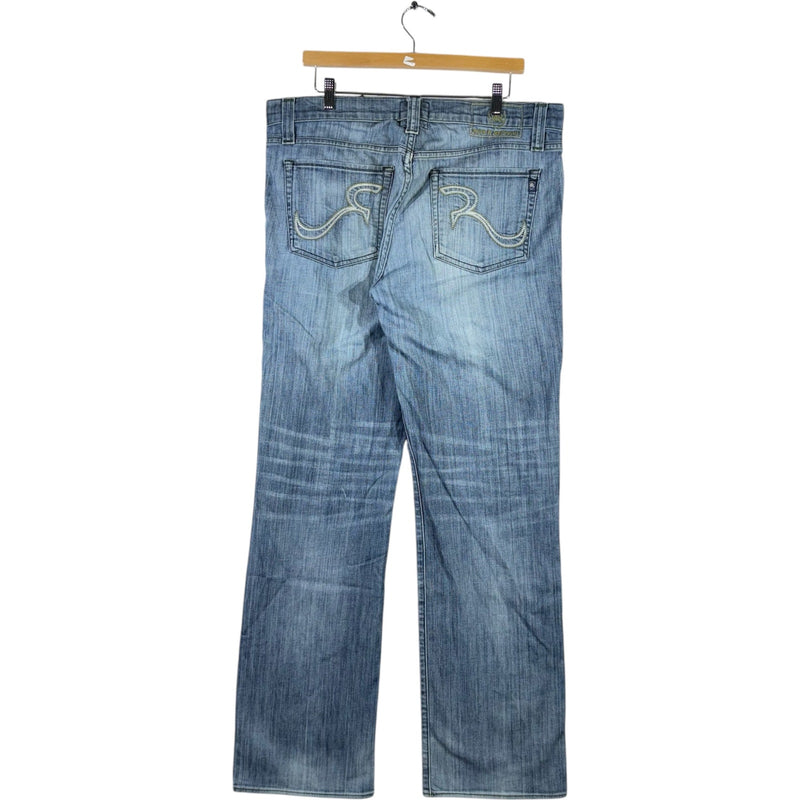 Vintage Rock & Republic Straight Leg Denim Jeans 38 x 32