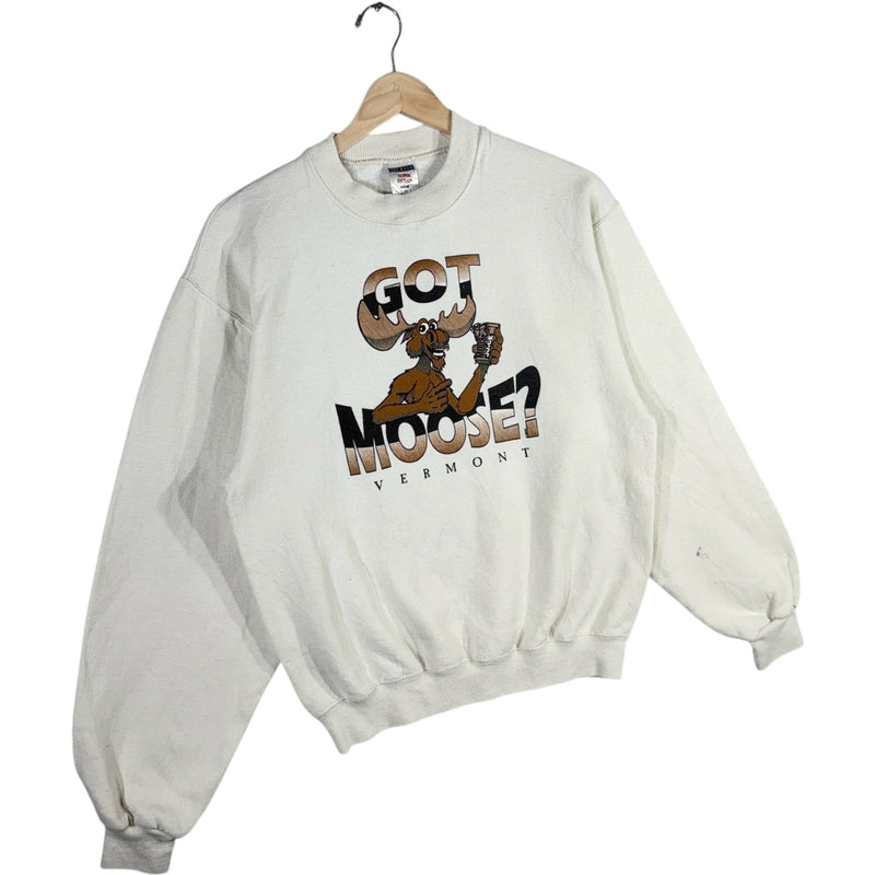 Vintage Got Moose? Vermont Spellout Souvenir Crewneck