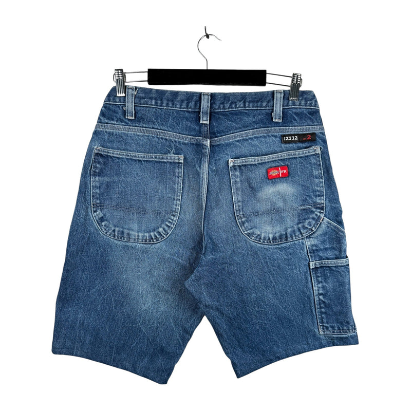Vintage Dickies FR Cargo Denim Shorts 35