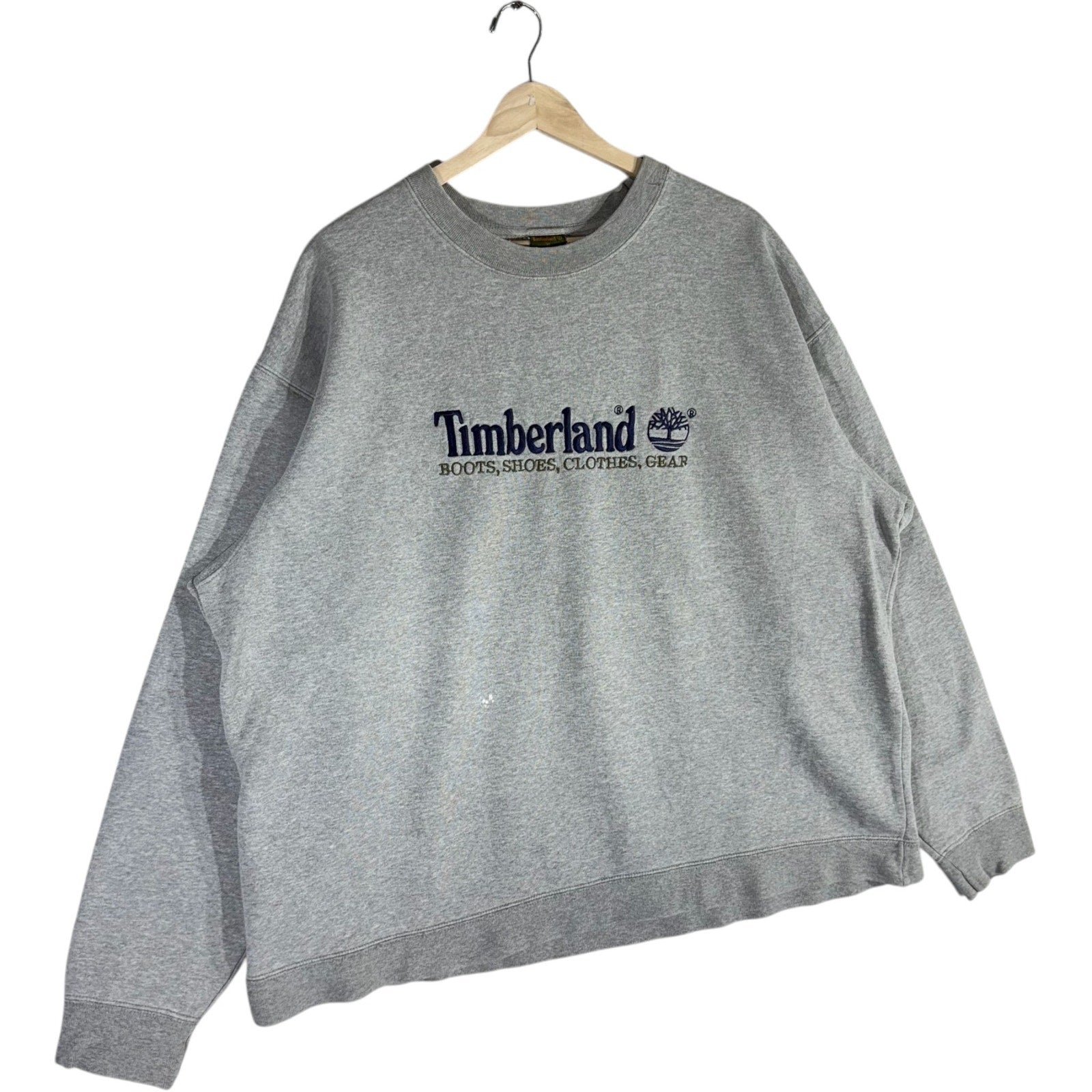 Vintage Timberland Spellout Logo Crewneck