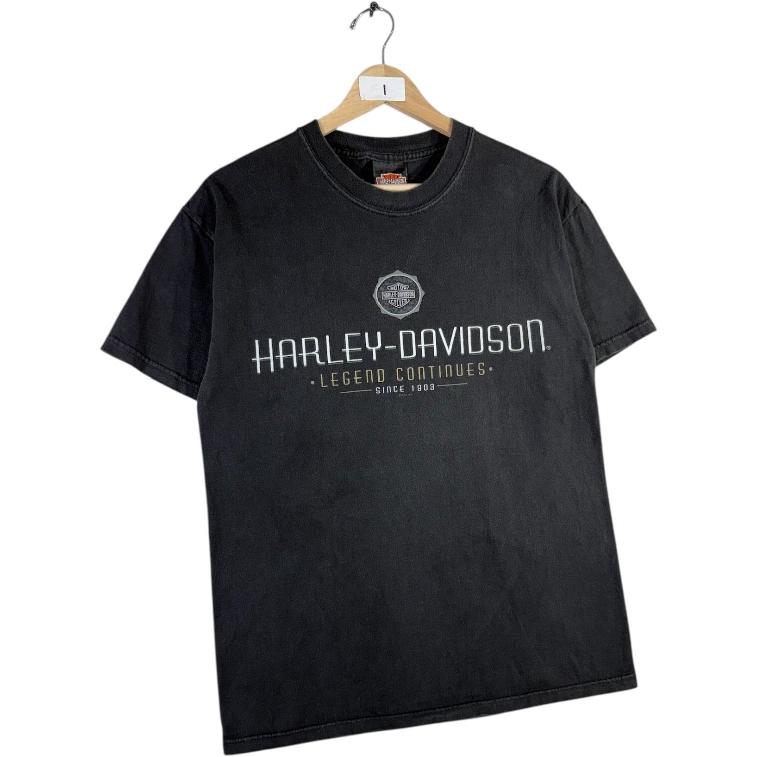 Vintage Harley Davidson Lighthouse New York T-Shirt