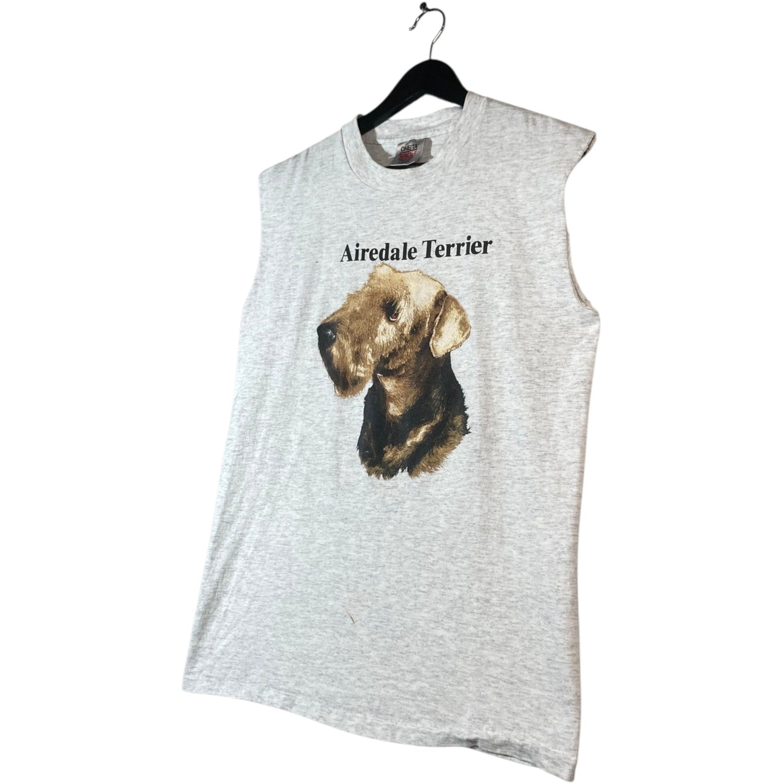 Vintage Oneita Airedale Terrier Tank Top