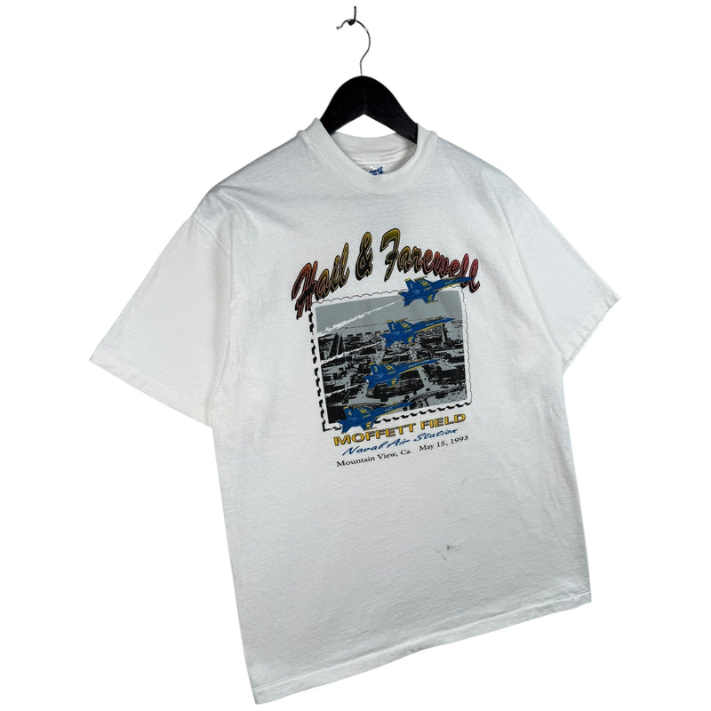 Vintage Moffett Field Naval Air Station T-Shirt 1993