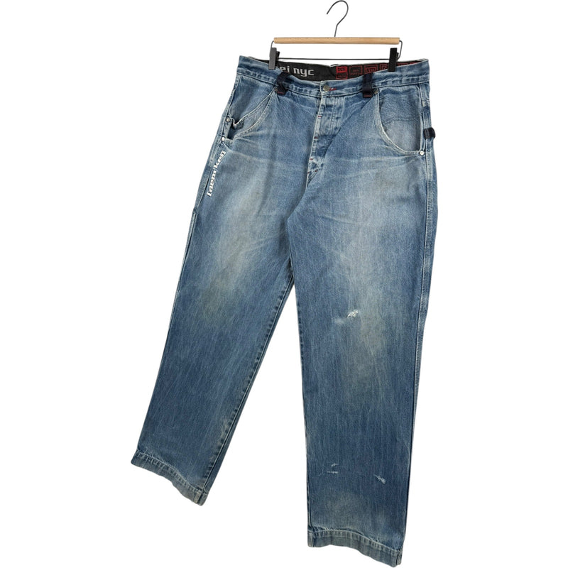 Vintage Aem'kei NYC Wide Leg Denim Jeans 36x34