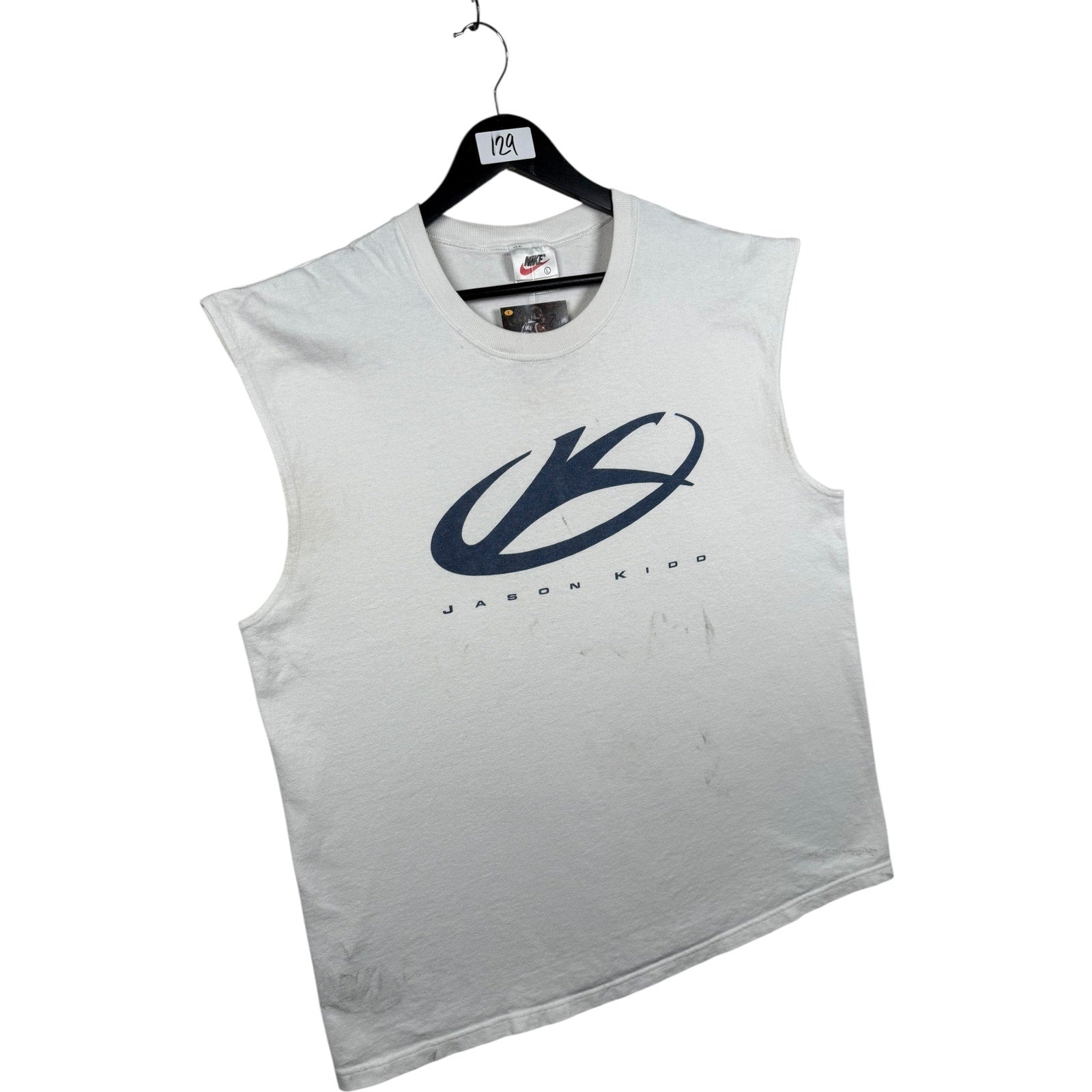Vintage Nike Print Out Jason Kidd Tank Top