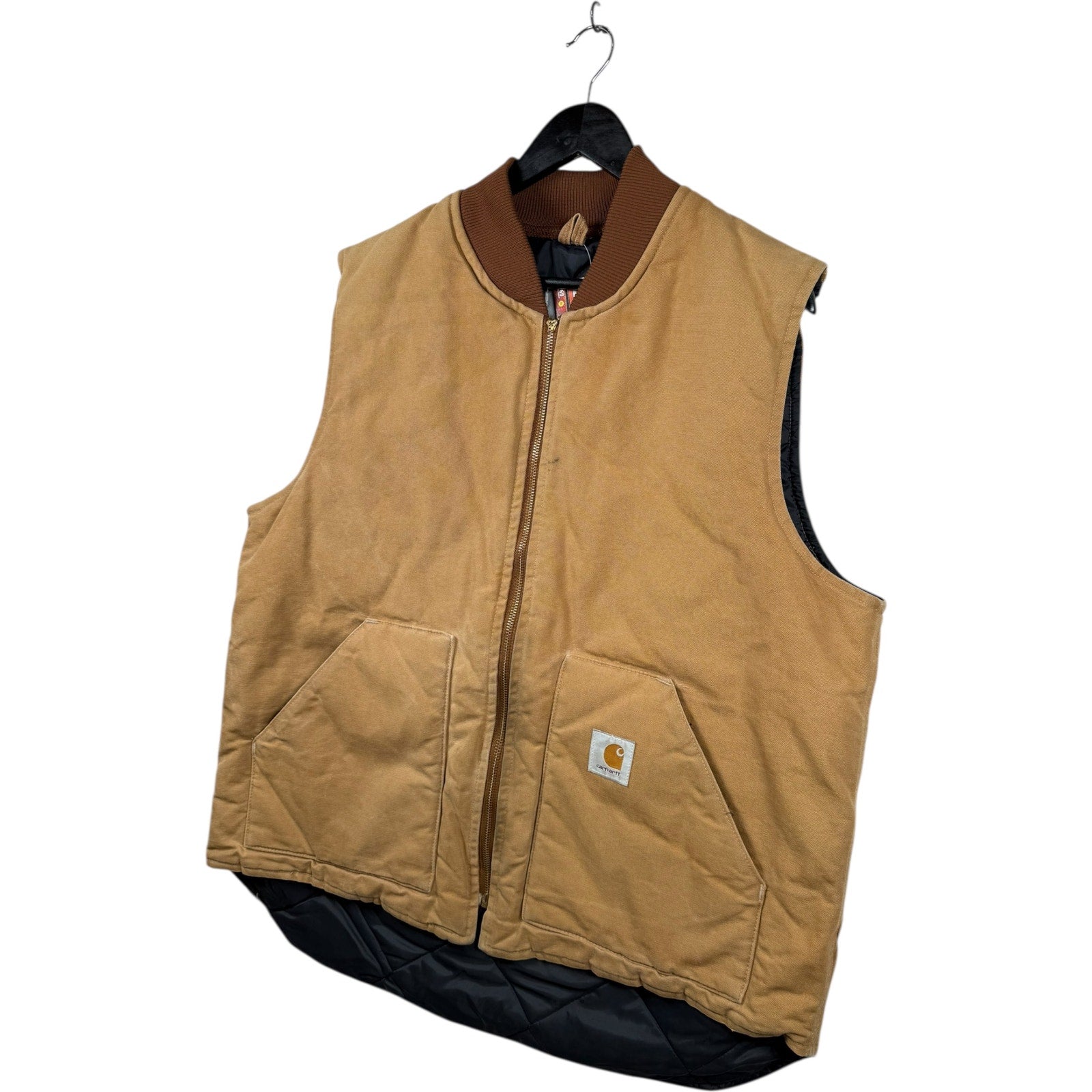 Vintage Carhartt Canvas Full Zip Workwear Vest