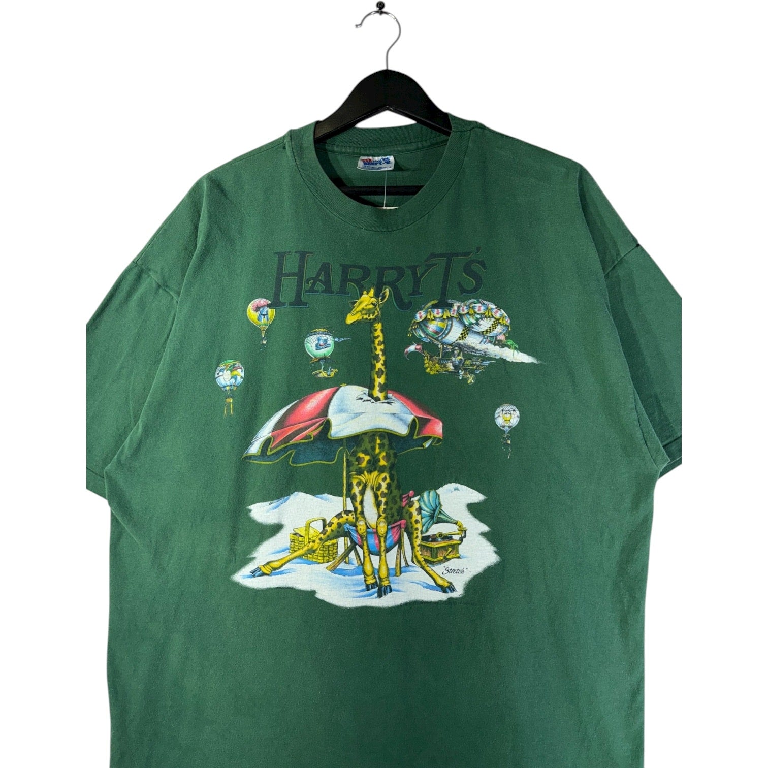 Vintage Harry T’s Giraffe Beach T-Shirt