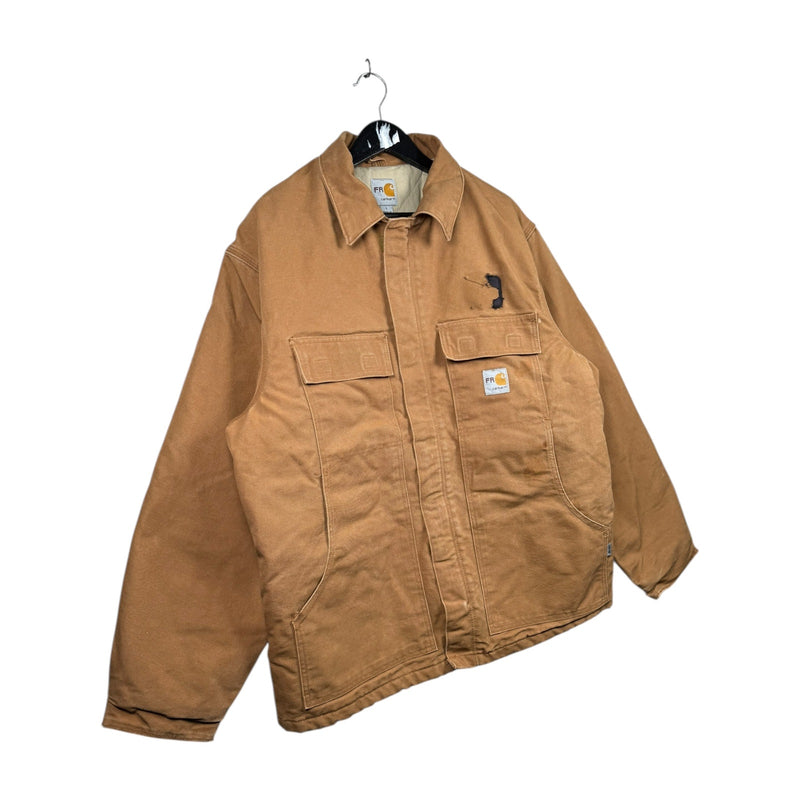 Vintage Carhartt Flame Resistant Workwear Jacket