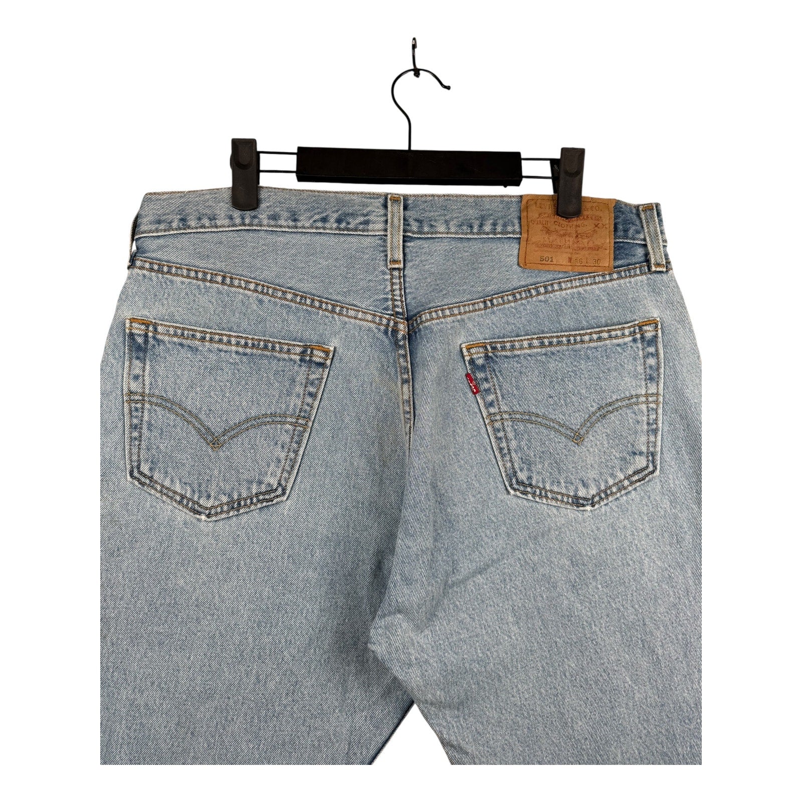 Vintage Levi's 501 Light Wash Denim Shorts