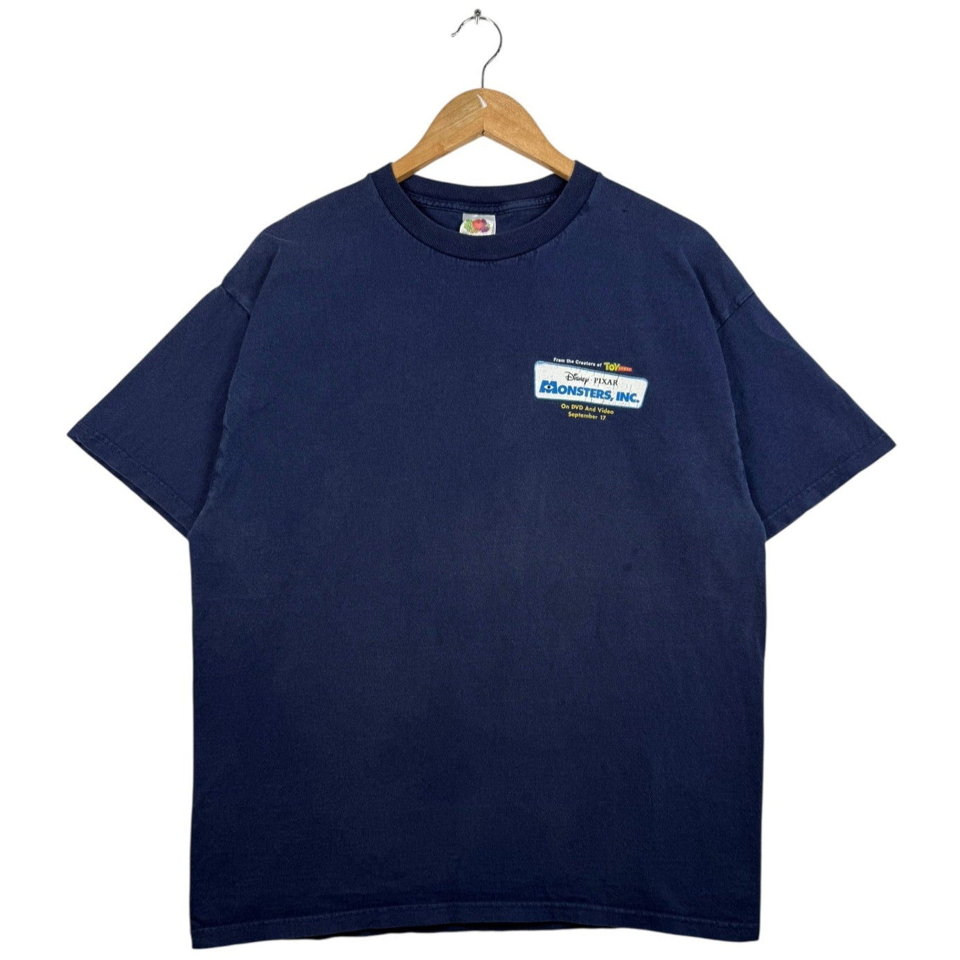 Y2K Disney Pixar Monsters Inc DVD Promo T-Shirt