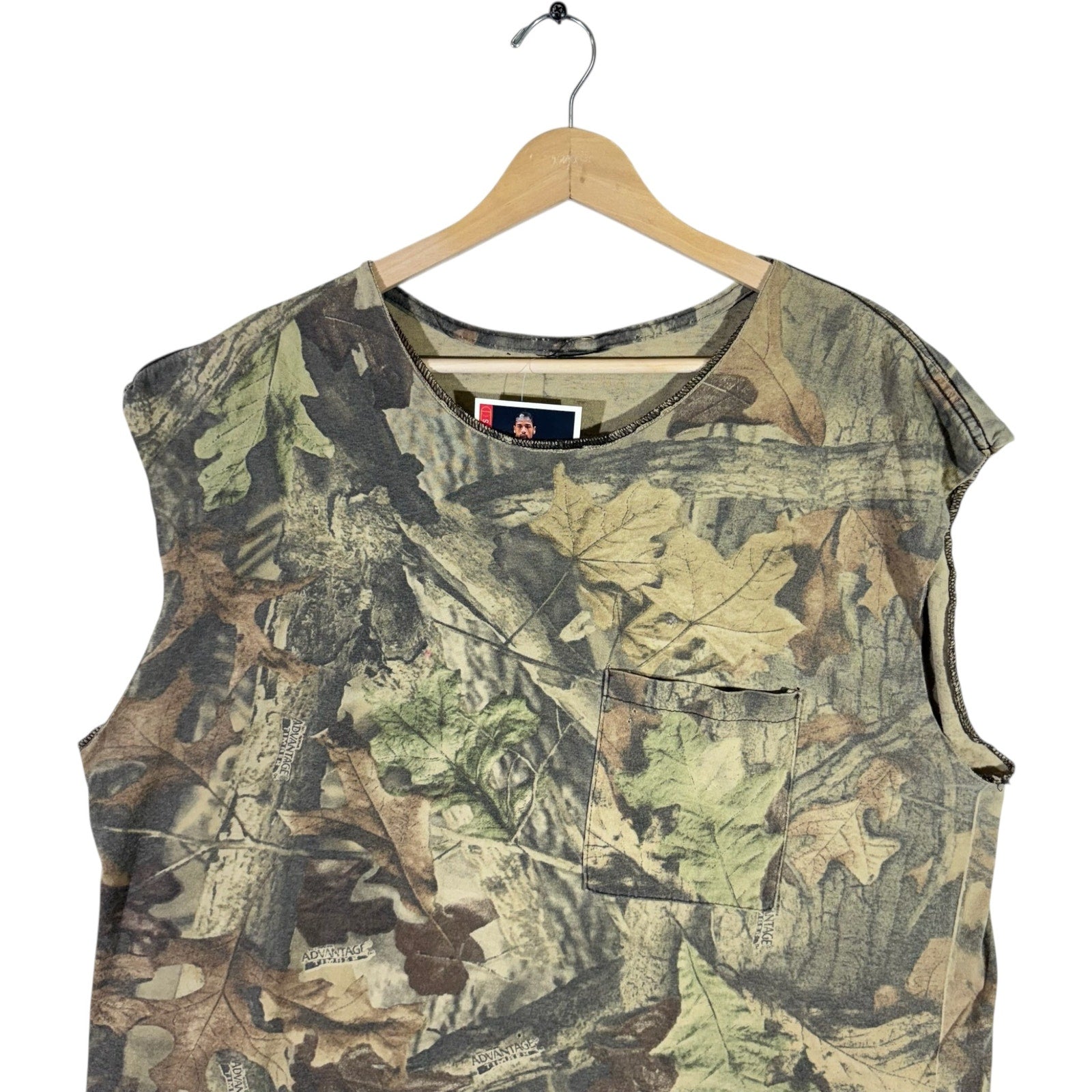 Vintage Tree Camo Pocket Tank Top