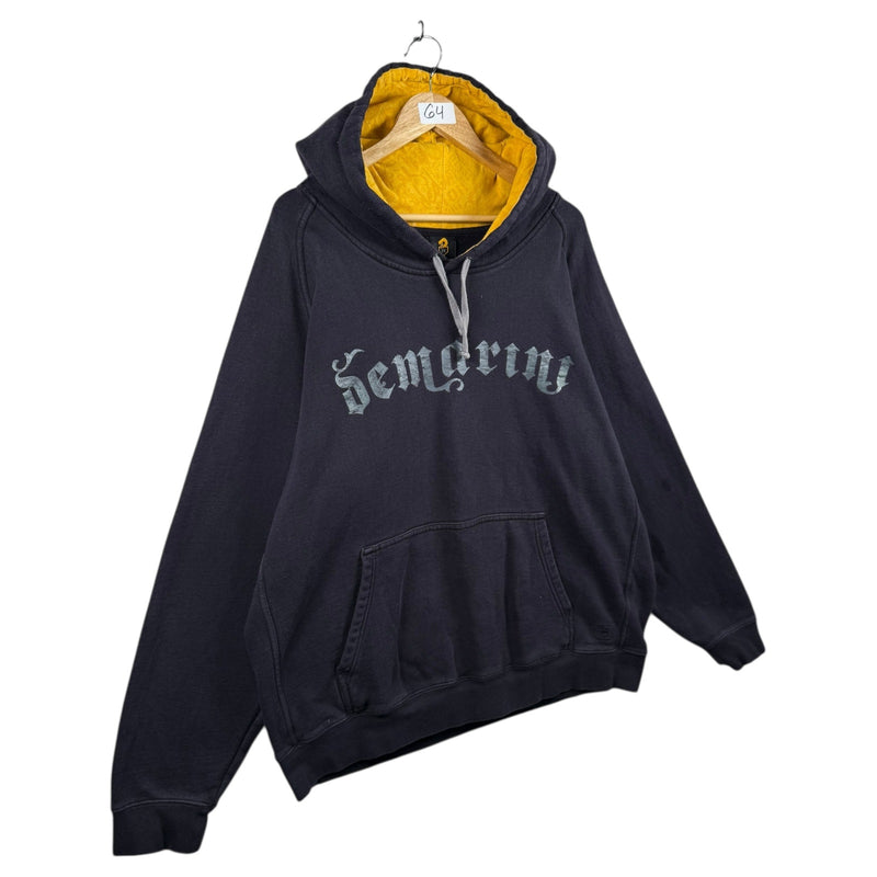 Vintage DeMarini Spell Out Gothic Text Hoodie
