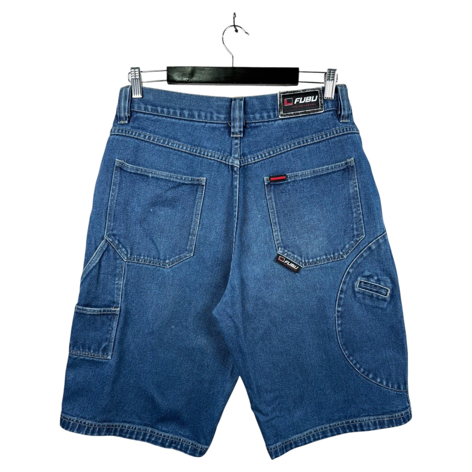 Vintage Fubu Carpenter Denim Jean Shorts 34