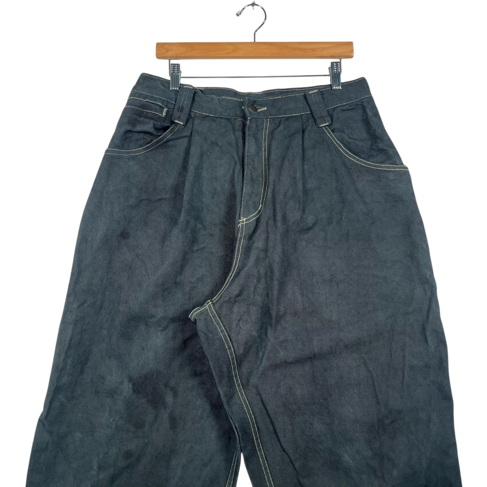 Vintage Knockout Jeans Bagy Denim 34x32