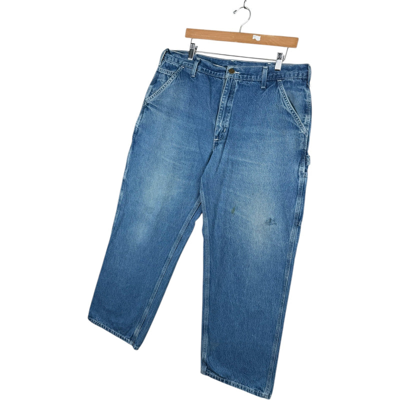 Vintage Carhartt Carpenter Utility Denim Pants 38