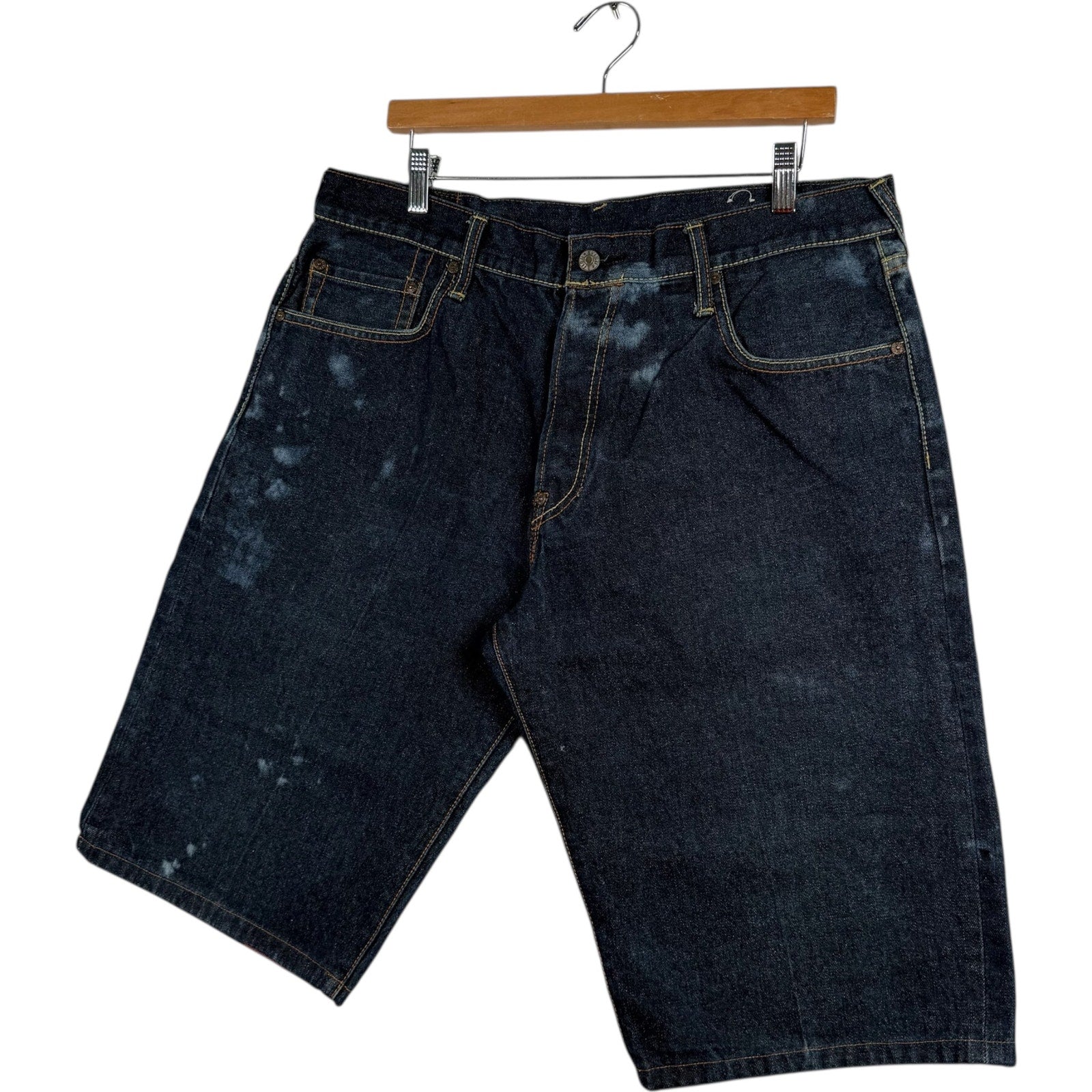 Vintage Evisu Denim Shorts 36 x 14