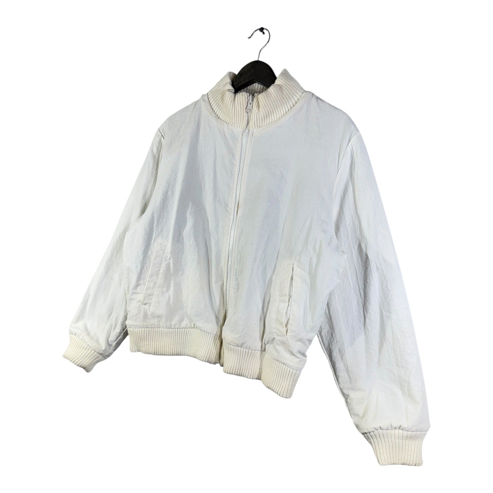 Vintage Sweater Lined Bomber Jacket