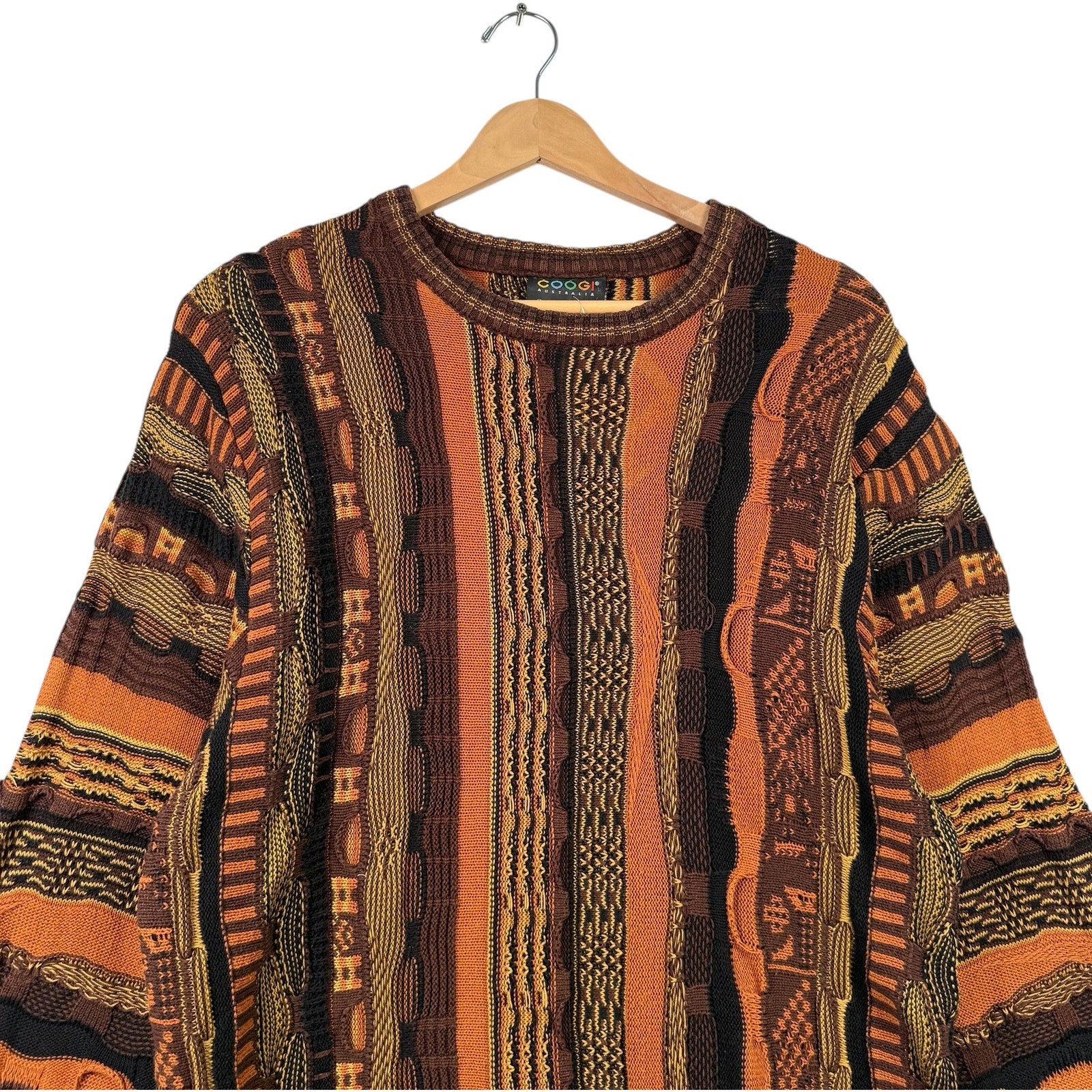 Vintage Coogi 3D Knit Textured Sweater