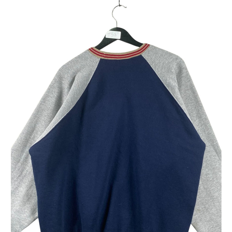 Vintage Disney Mickey Mouse Colorblock Raglan Crewneck