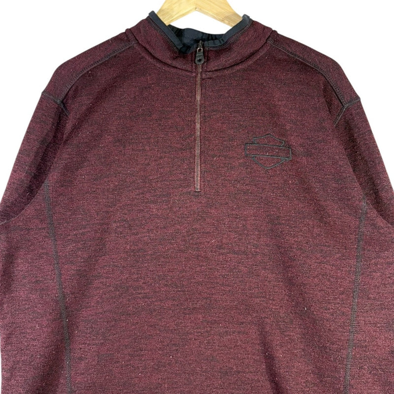Vintage Harley-Davidson 1/4 Zip Sweatshirt