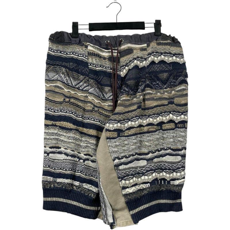 Vintage Coogi Cut & Sew Patchwork Shorts 34