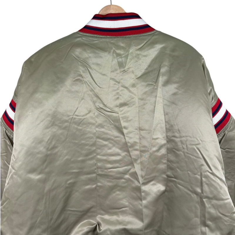 Vintage Cleveland Indians MLB Satin Bomber Jacket