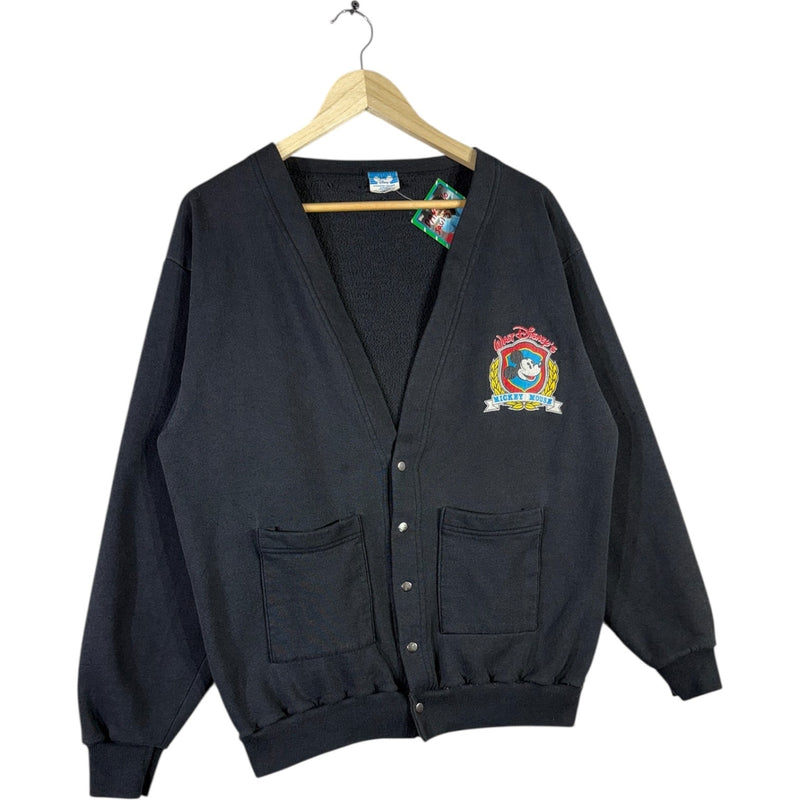 Vintage Walt Disney Mickey Mouse Button Up Cardigan Sweater