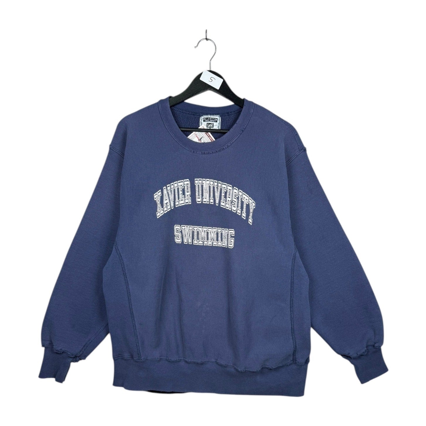 Vintage Lee Xavier University Swimming NCAA Crewneck