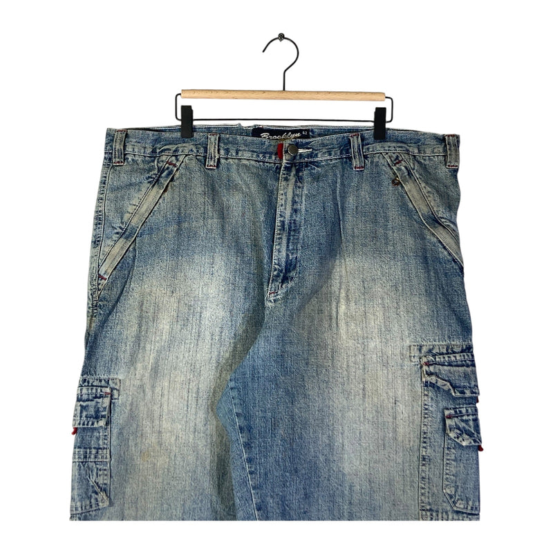 Vintage Brooklyn Xpress Cargo Denim Shorts 42