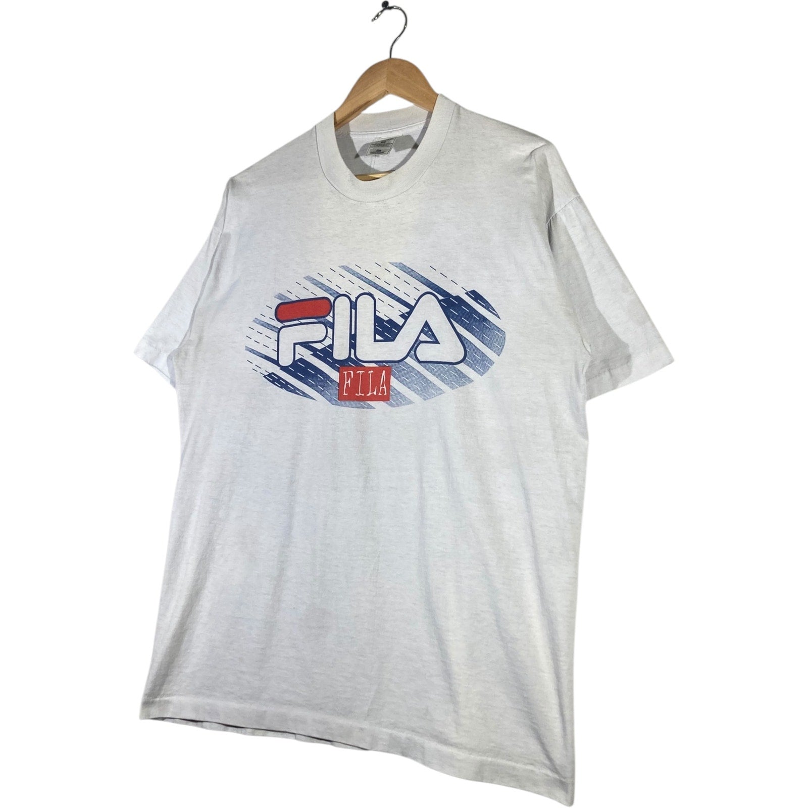 Vintage Fila Spellout Graphic Short Sleeve T-Shirt
