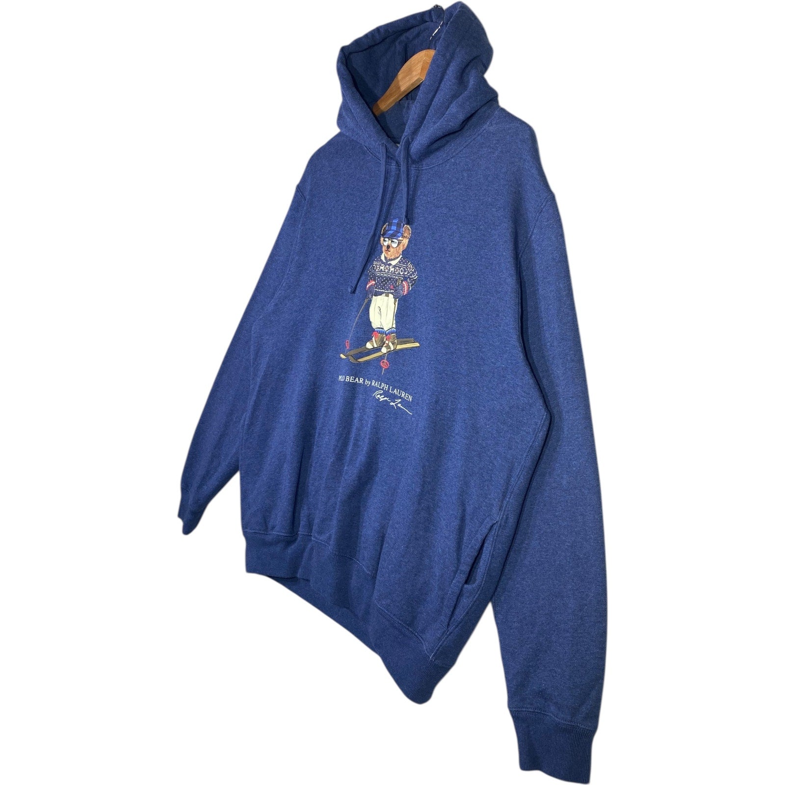 Vintage Polo Ralph Lauren Ski Polo Bear Graphic Hoodie