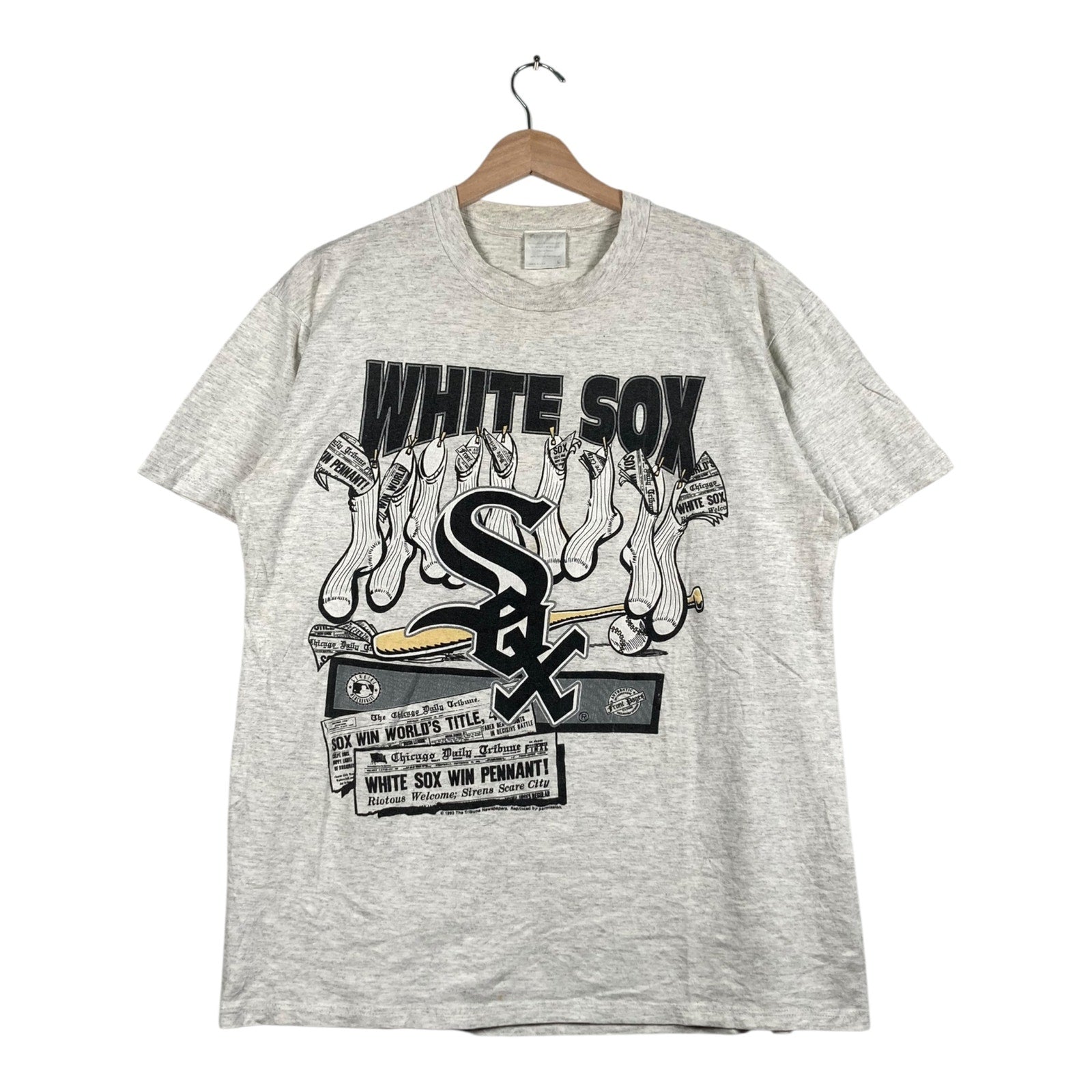 Vintage Chicago White Sox Newspaper MLB T-Shirt