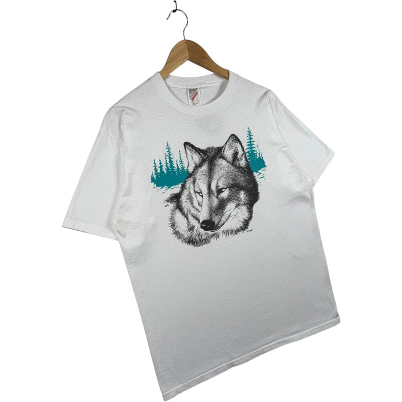 Vintage Wolf Nature Graphic T-Shirt