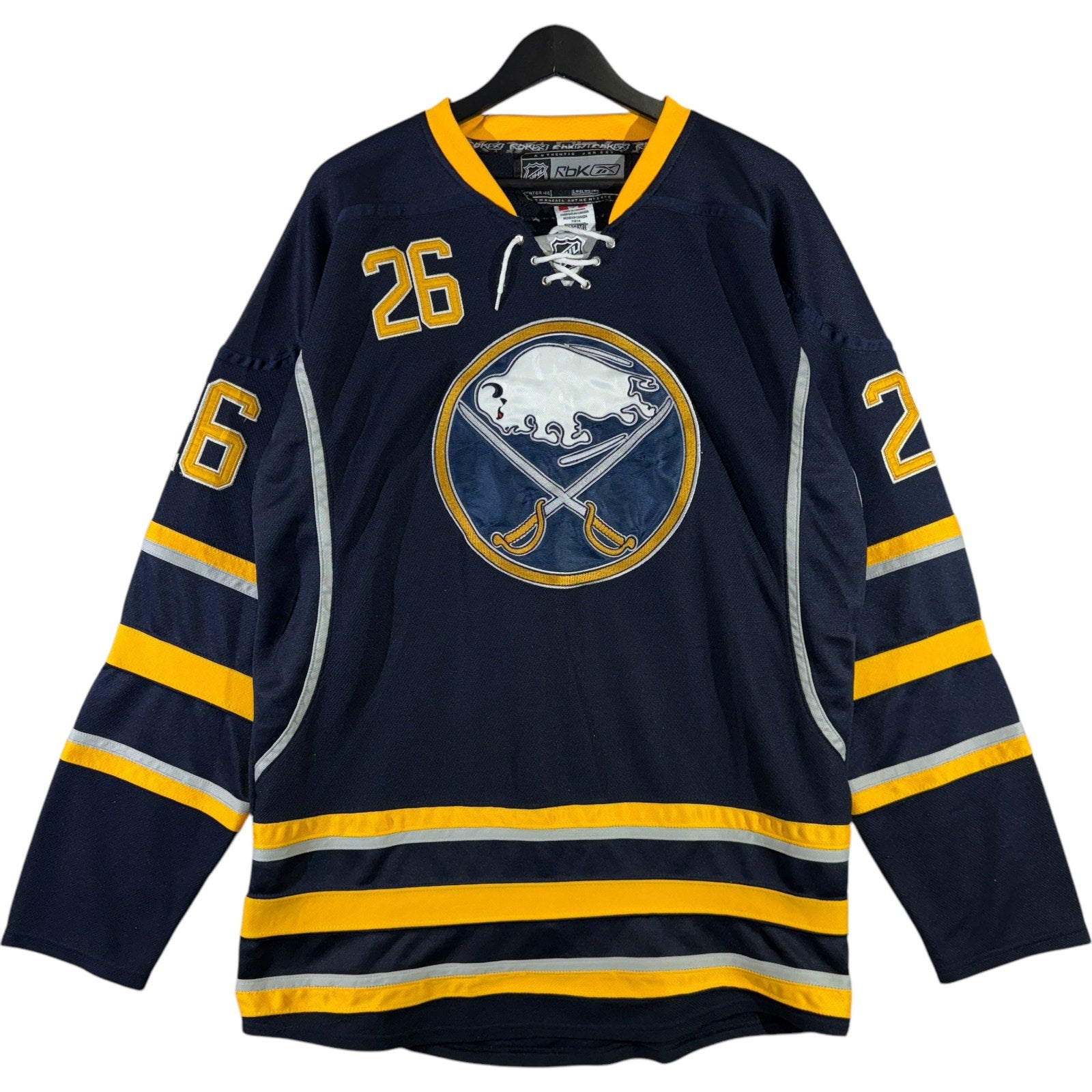 Vintage Reebok Buffalo Sabres Thomas Vanek #26 NHL Jersey
