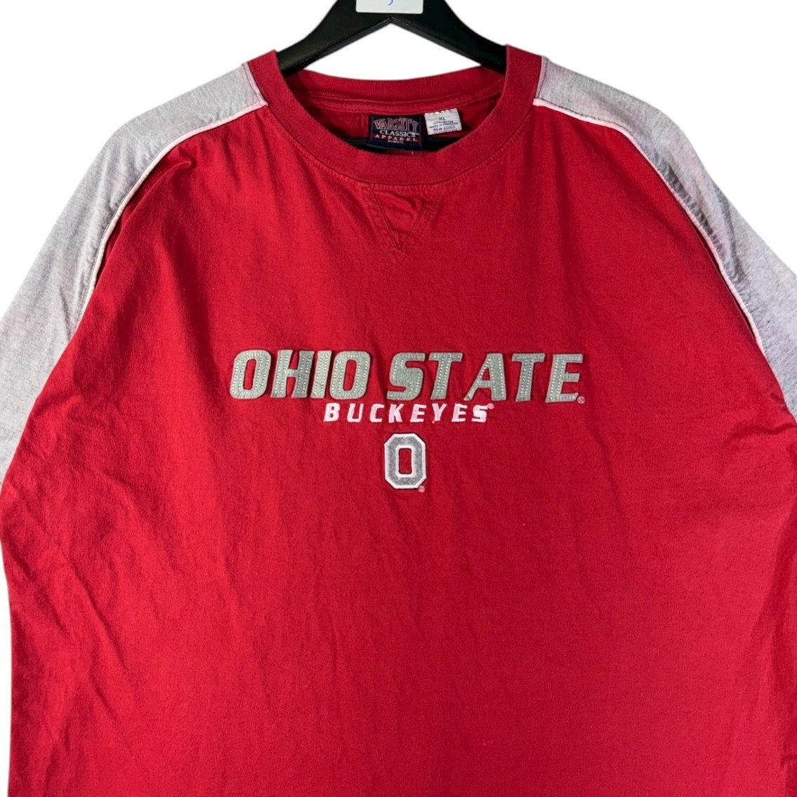 Vintage Ohio State Buckeyes Graphic Raglan T-Shirt