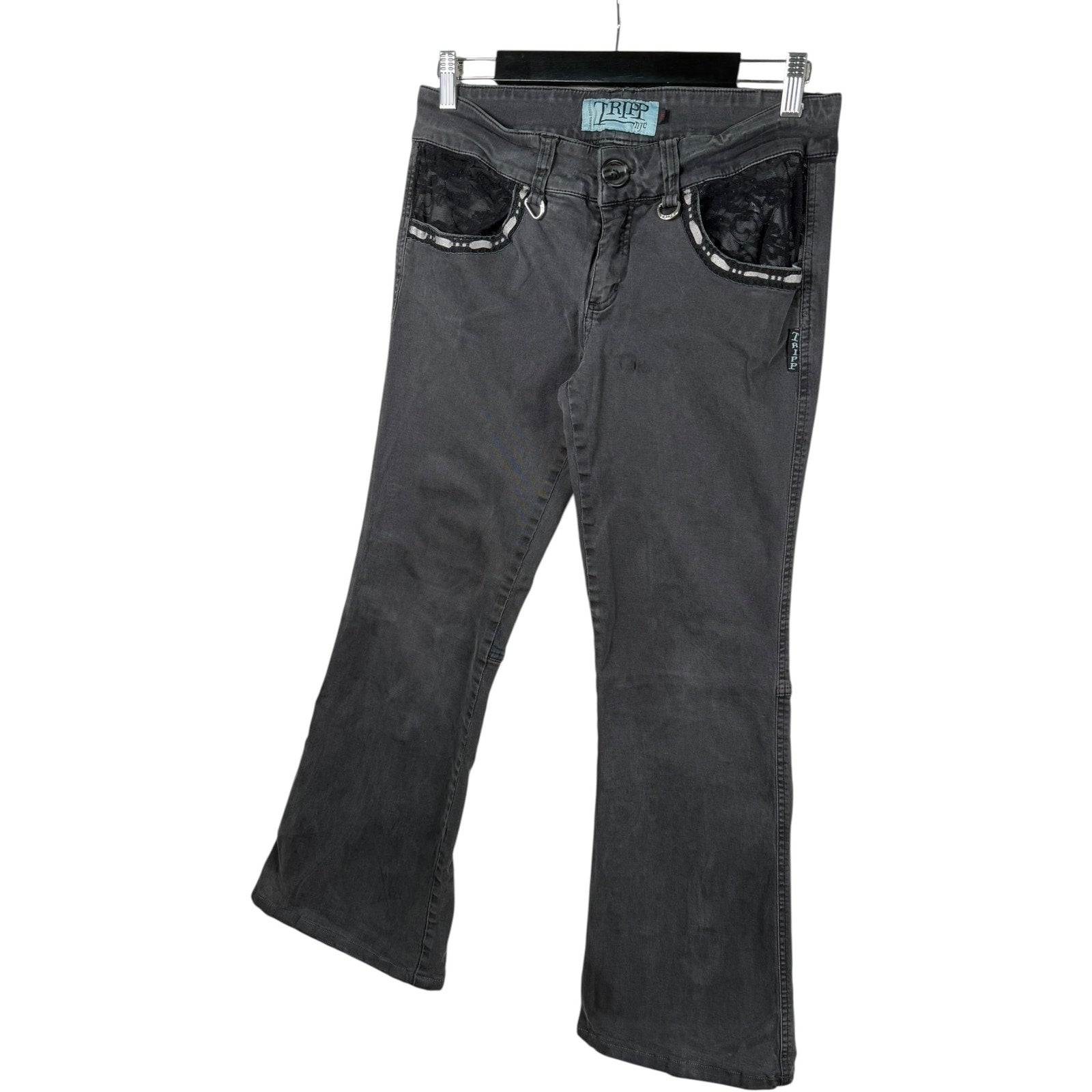 Vintage Tripp NYC Goth Punk Wide Leg Jeans 32