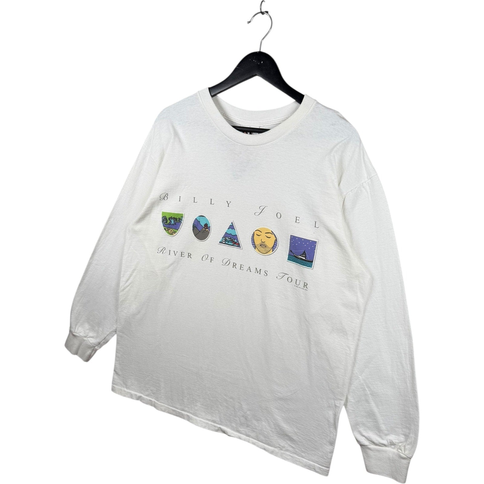 Vintage Billy Joel River of Dreams Tour Long Sleeve T Shirt