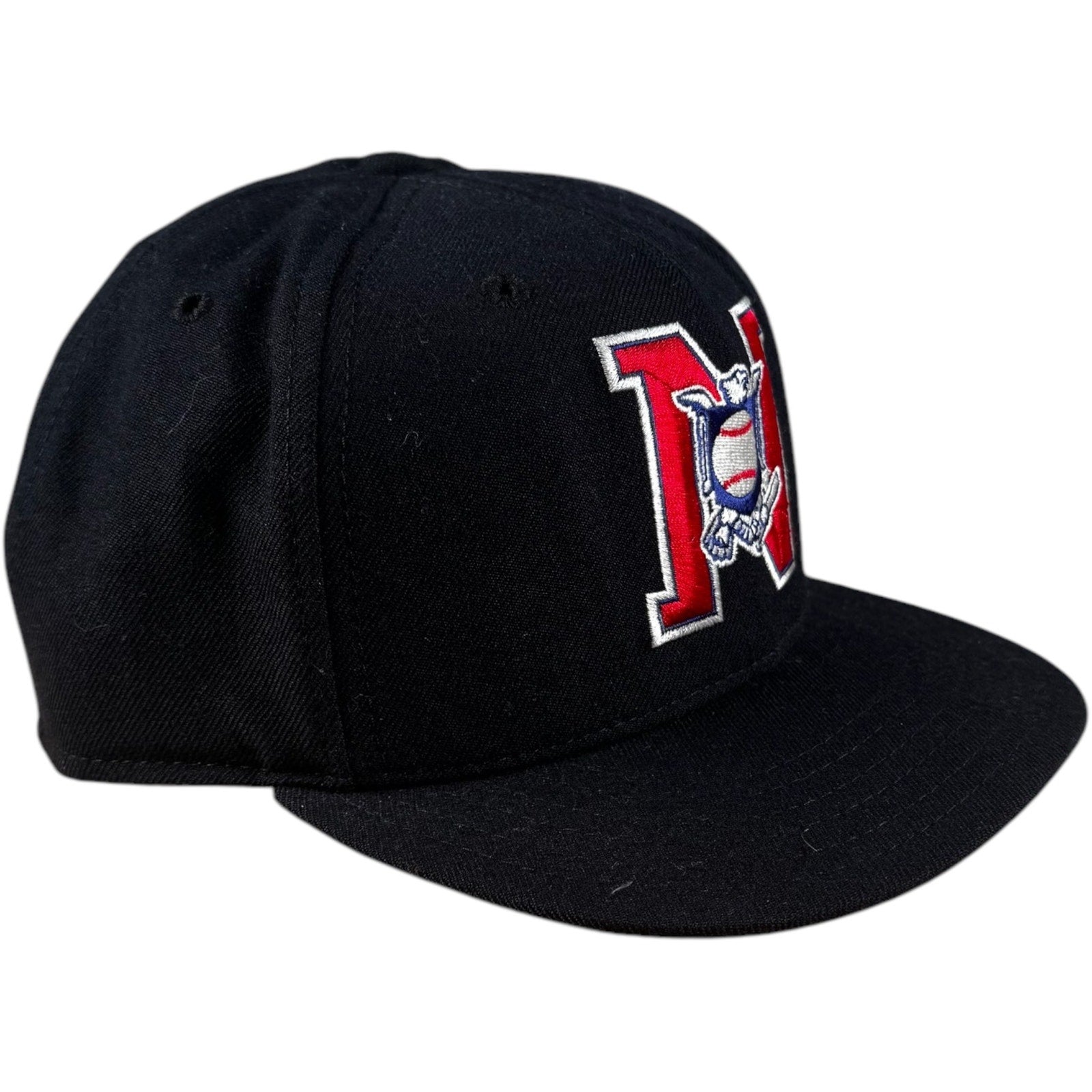 Vintage New Era Umpire National League Wool Fitted Hat Size 7 5/8